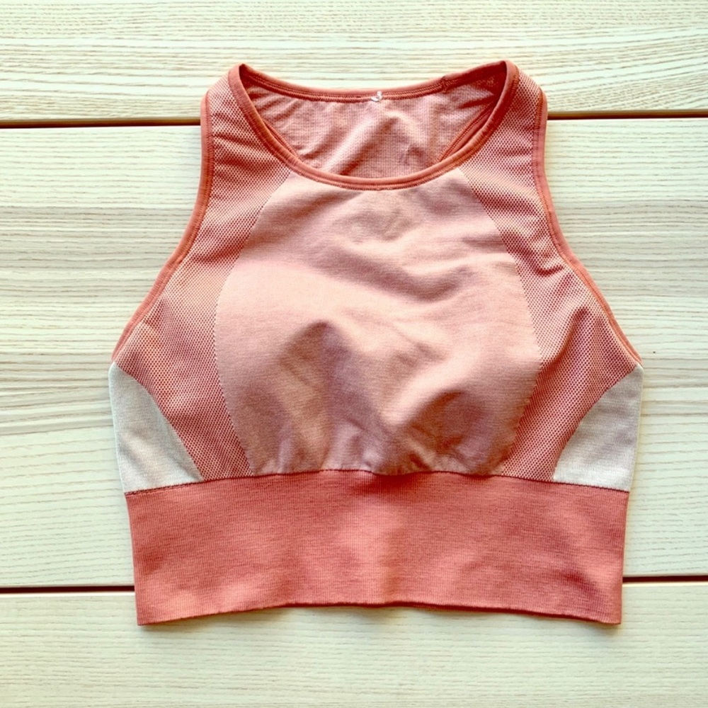 Ebb to Train Abstract Longline Sports Bra 8